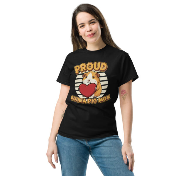T-shirt Proud Guinea Pig mom (Orange & White) - Afbeelding 2