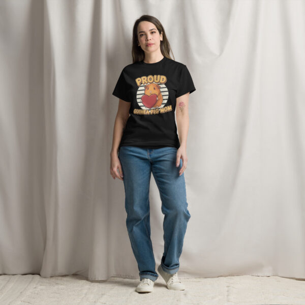 T-shirt Proud Guinea Pig mom (Orange) - Afbeelding 2