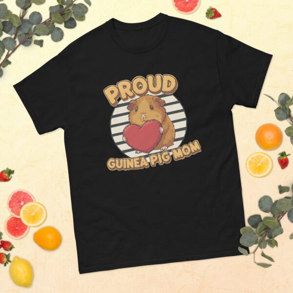 T-shirt Proud Guinea Pig Mom (Brown) - Afbeelding 2