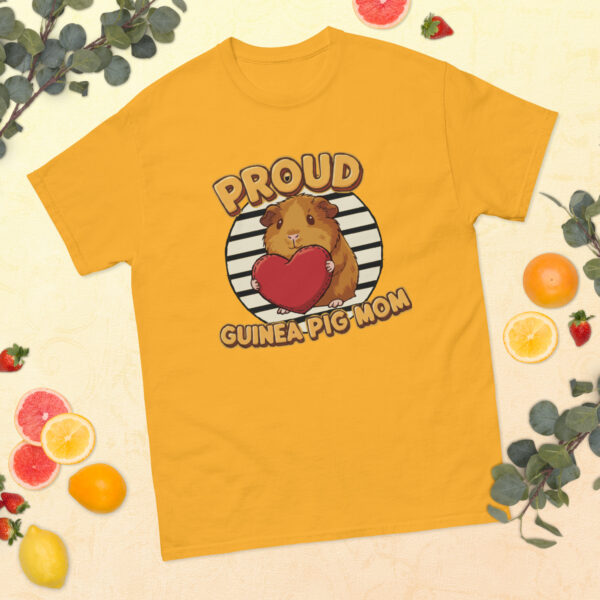 T-shirt Proud Guinea Pig Mom (Brown) - Afbeelding 5