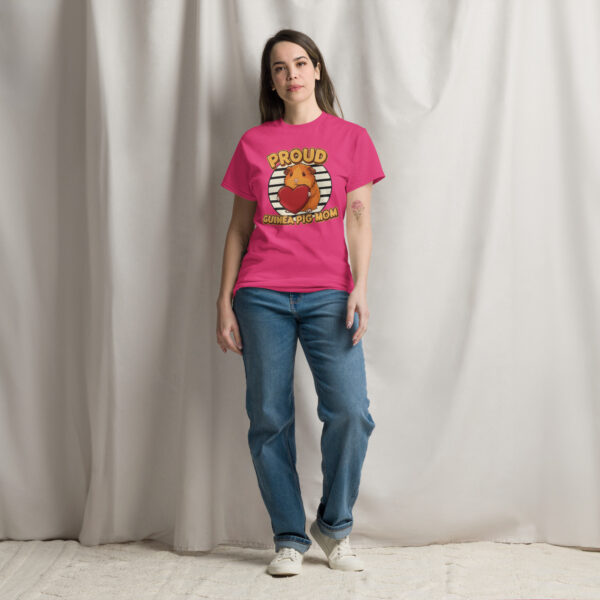 T-shirt Proud Guinea Pig mom (Orange) - Afbeelding 4