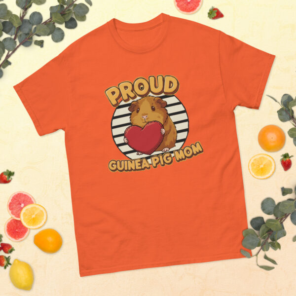 T-shirt Proud Guinea Pig Mom (Brown) - Afbeelding 4