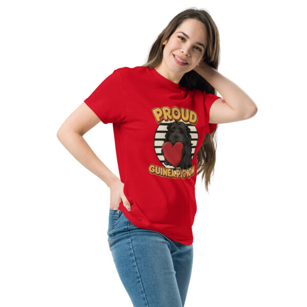 T-shirt Proud Guinea Pig Mom (Longhair) - Afbeelding 3