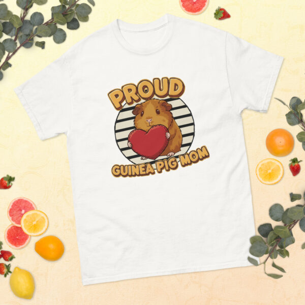 T-shirt Proud Guinea Pig Mom (Brown) - Afbeelding 6