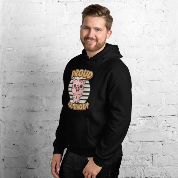 Hoodie proud pig daddy - Afbeelding 3