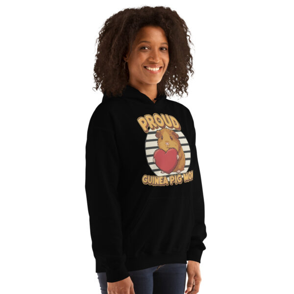 Hoodie Proud Guinea Pig Mom (Brown) - Afbeelding 3