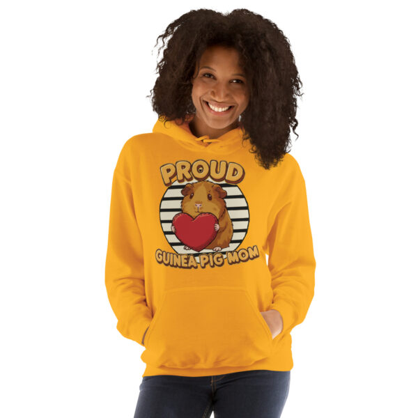 Hoodie Proud Guinea Pig Mom (Brown) - Afbeelding 13