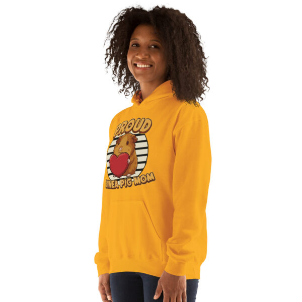 Hoodie Proud Guinea Pig Mom (Brown) - Afbeelding 14