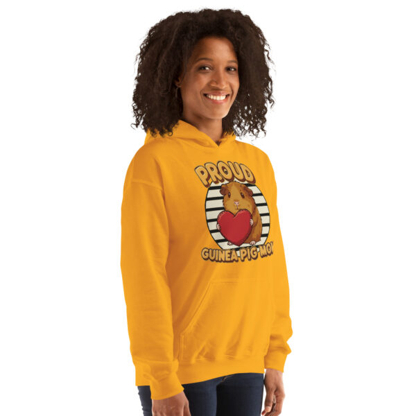 Hoodie Proud Guinea Pig Mom (Brown) - Afbeelding 15