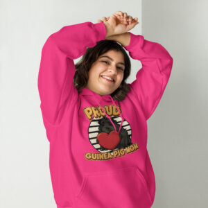 Hoodie Proud Guinea Pig Mom (Longhair)