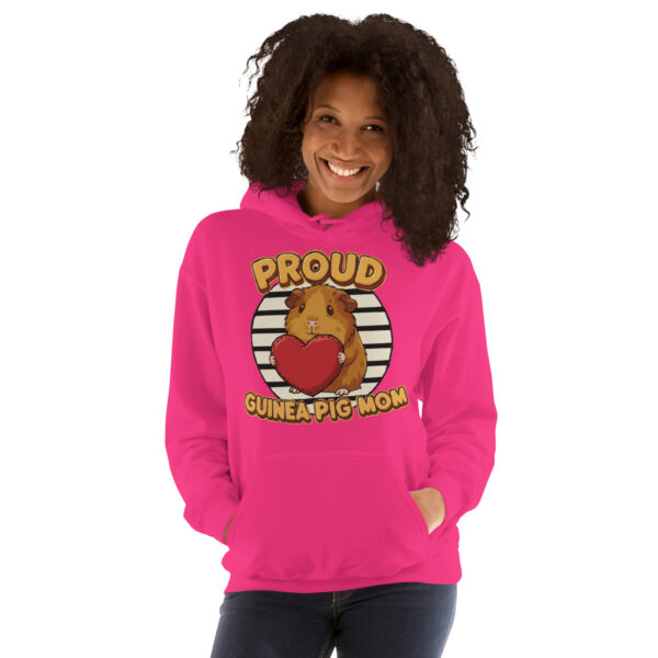 Hoodie Proud Guinea Pig Mom (Brown) - Afbeelding 7