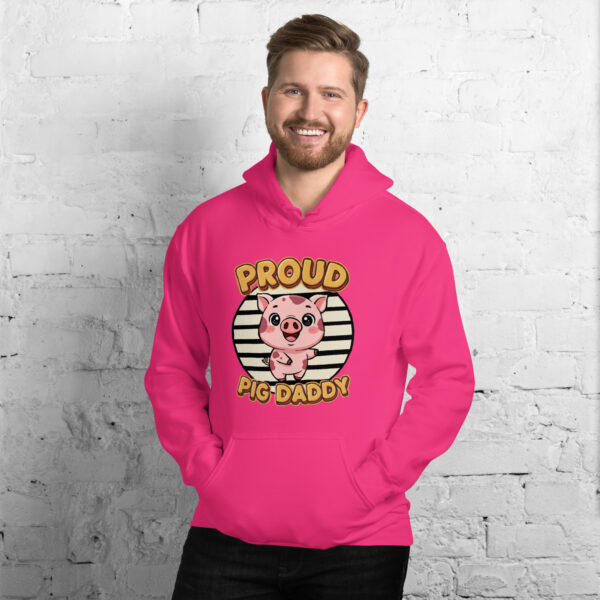 Hoodie proud pig daddy - Afbeelding 9