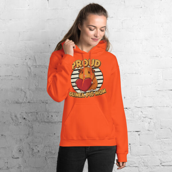 Hoodie Proud Guinea Pig Mom (Orange) - Afbeelding 21
