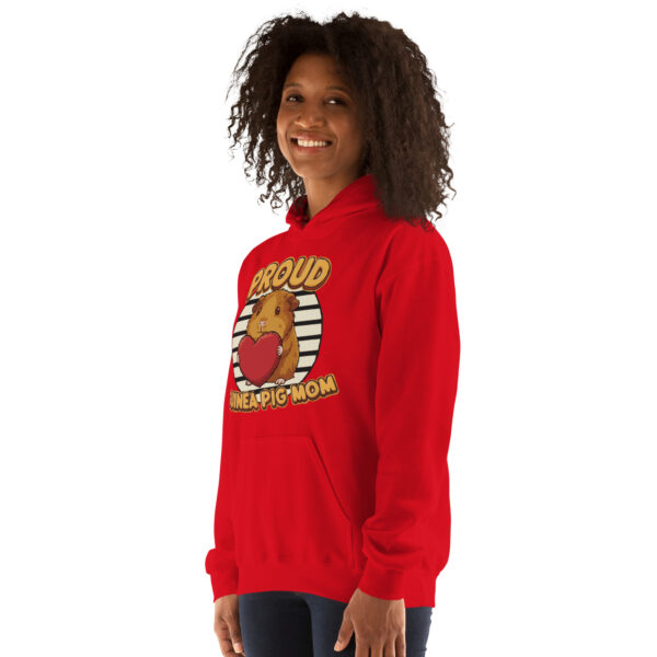 Hoodie Proud Guinea Pig Mom (Brown) - Afbeelding 5