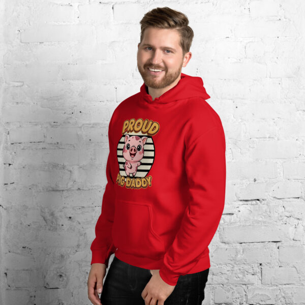 Hoodie proud pig daddy - Afbeelding 7