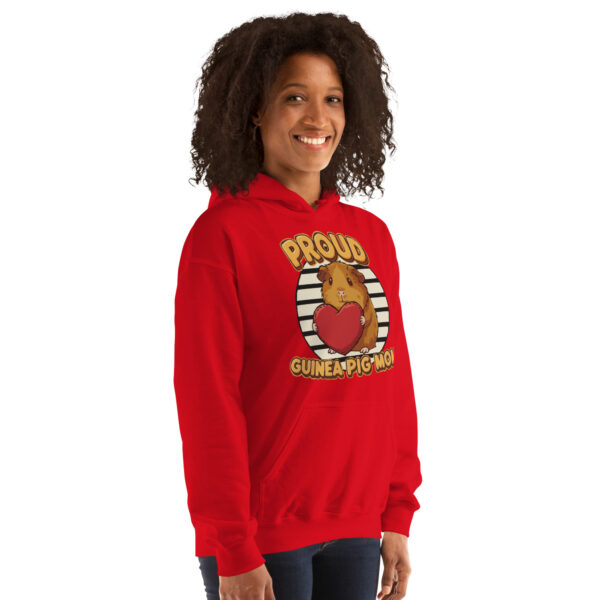 Hoodie Proud Guinea Pig Mom (Brown) - Afbeelding 6