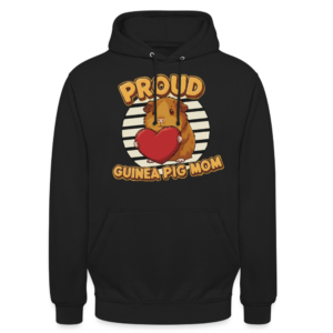 Hoodie Proud Guinea Pig Mom (Brown)