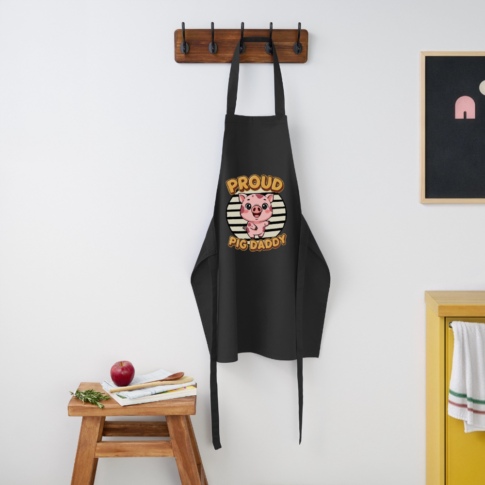 Keukenschort Proud pig daddy - Afbeelding 4
