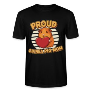 T-shirt Proud Guinea Pig Mom (Orange)